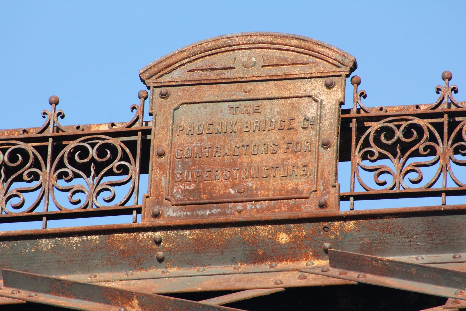 Plaque, Iowa swing span (span #2)